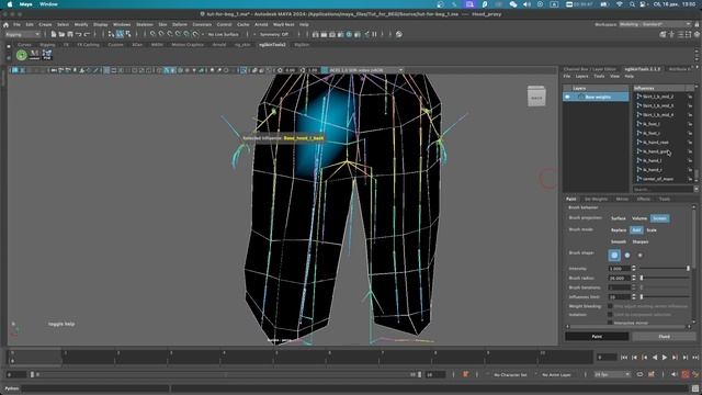Видео девятое: скининг плаща в autodesk maya и импорт в Unreal Engine 5.3 смотреть онлайн