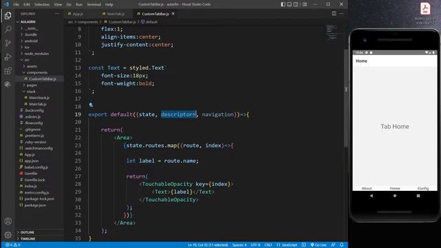Como fazer uma tabBar do zero!! (React-Native) смотреть онлайн