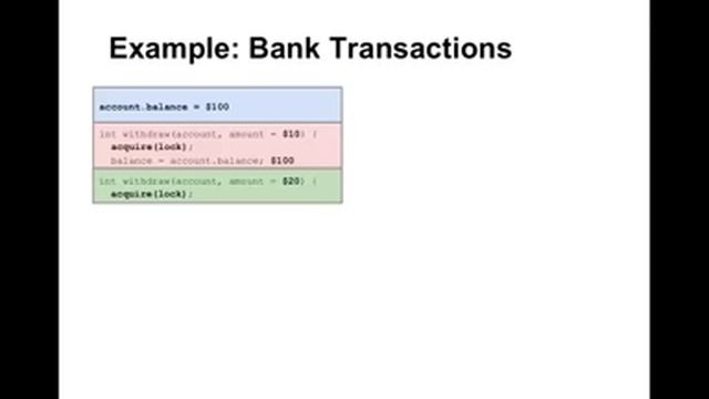Lecture 1, unit 3: Locks смотреть онлайн