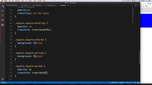 More on Transitions with React Router DOM in React js смотреть онлайн