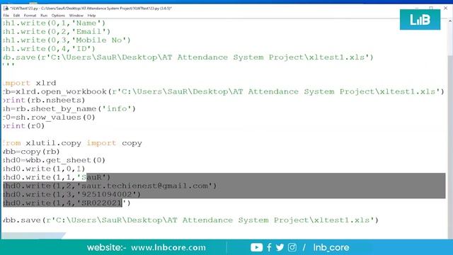 #07 : Excel Sheets with Python | AI Attendance System using Python смотреть онлайн