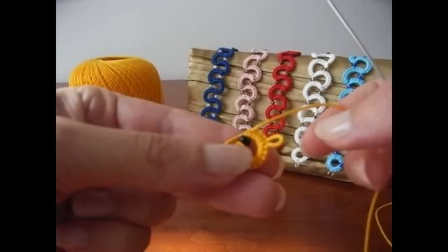 1' TUTORIAL VELOCE BRACCIALE Soulshine CHIACCHIERINO AD AGO NEEDLE TATTING Frivolitè фриволите