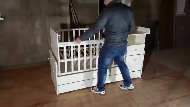 Сборка детской кроватки трансформер Антел смотреть онлайн