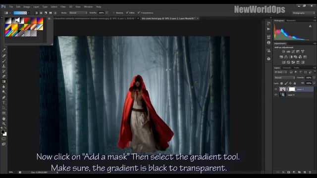 Adobe Photoshop CS6 - [How To] [Blend or Fade Two Images Together] смотреть онлайн
