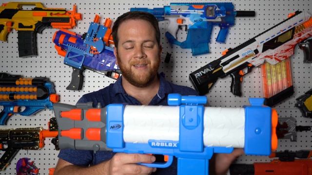 Nerf Roblox Arsenal Pulse Laser Review and Firing Demo [4K] смотреть онлайн