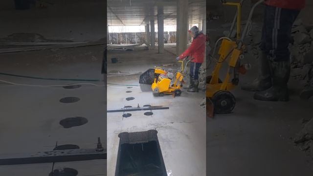 резка перекрытия швонарезчиком смотреть онлайн