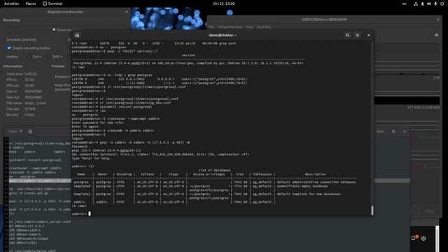 Установка ZABBIX 5.4 [ NGINX & PostgreSQL ] в Debian 11 смотреть онлайн