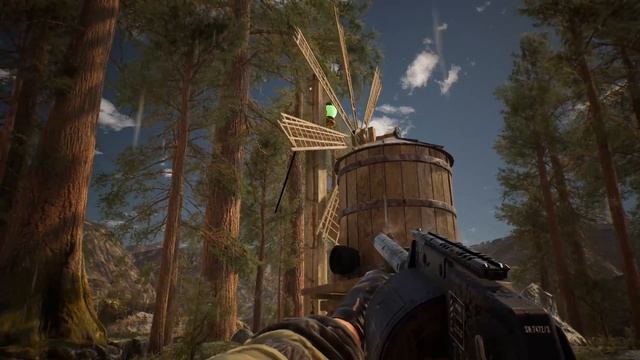 Rain droplets on weapons & Puddles forming on the ground | WIP - DERELICTS | Survival co-op game. смотреть онлайн