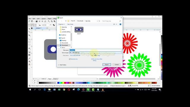 How to save jpg, png and pdf in coreldraw смотреть онлайн