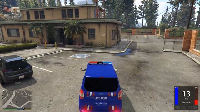 GTA 5 JANDARMA MODU-FORD TORNEO COURİER-LSPDFR#27 смотреть онлайн