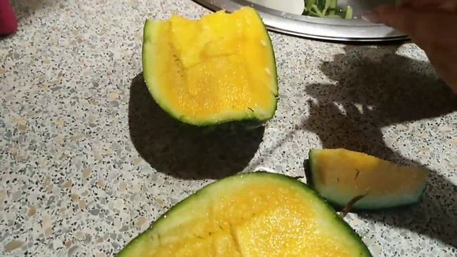 Арбуз "Оранжевый медок", выращивание на Урале. смотреть онлайн