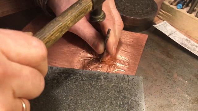 Чеканка по меди смотреть онлайн