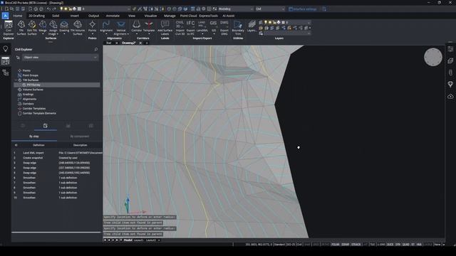 BricsCAD v23 Pro Land XML Demo смотреть онлайн