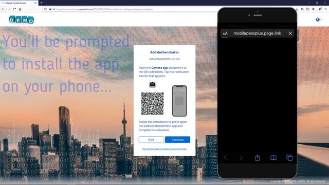 SafeNet Trusted Access - User Initiated Token Enrollment смотреть онлайн