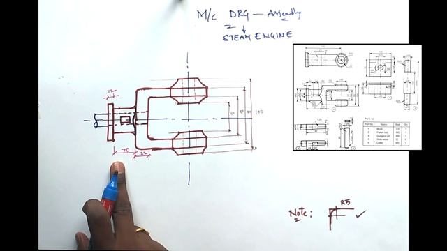 STEAM ENGINE CROSSHEAD | MACHINE DRAWING TUTORIALS | Assembly 04 смотреть онлайн