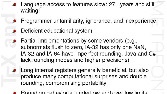 Extending TeX and Metafont with floating-point arithmetic смотреть онлайн