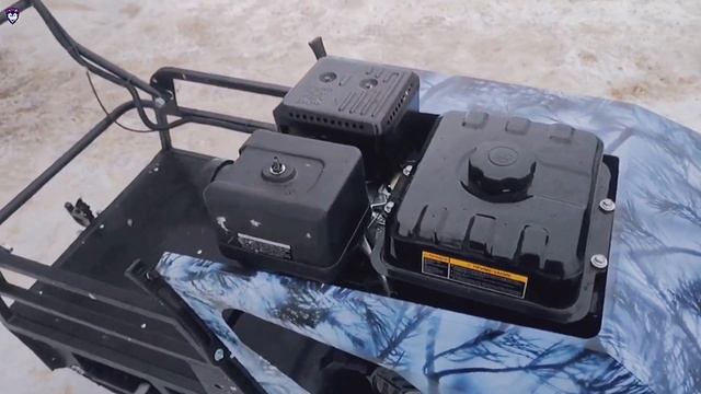 Обзор мотобуксировщика «Железная собака» М500 в камуфляже «Охотник» смотреть онлайн