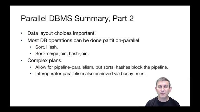 Summary of Parallel Query Execution смотреть онлайн