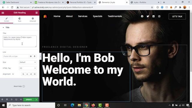 How to give DIFFERENT COLOR in SPECIFIC TEXT in Elementor смотреть онлайн
