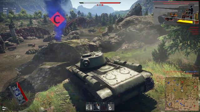 War Thunder | КВ-1С | Реалистичные бои смотреть онлайн
