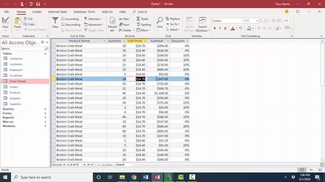 Microsoft Access A to Z: Creating calculated fields in queries смотреть онлайн