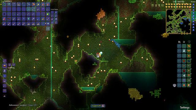 How to get Topped Off achievement - Terraria смотреть онлайн