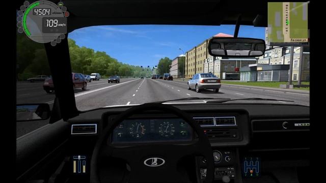 Машина ВАЗ 2107 для City Car Driving смотреть онлайн