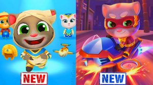 ГОВОРЯЩИЙ ТОМ ОБНОВЛЕНИЕ ПОГОНЯ ГЕРОЕВ ПРОТИВ БЕГ ЗА ЗОЛОТОМ Tom Hero Dash VS Talking Tom Gold Run