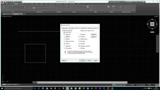 CARA MENGAKTIFKAN MID POINT OSNAP DI AUTOCAD смотреть онлайн