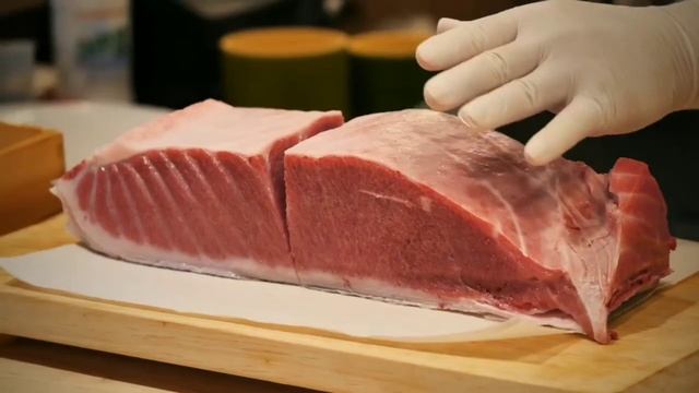 Разделка ГИГАНТСКОГО ТУНЦА Рыба Весом 200кг