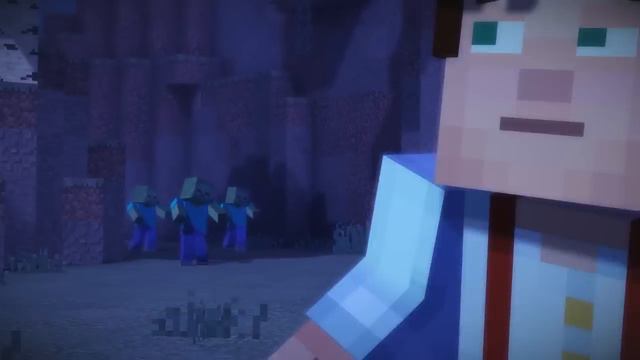 Minecraft: STORY MODE - Episode 1 Walkthrough Part 2 - EPIC ZOMBIE FIGHT! смотреть онлайн