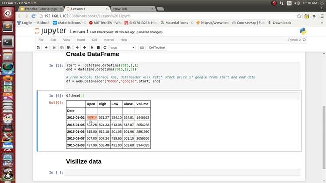Data analysis with python and Pandas - DataFrame Tutorial 1 смотреть онлайн