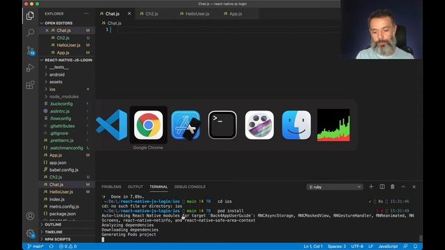Realtime React Native Chat App - Using the Chat Component смотреть онлайн
