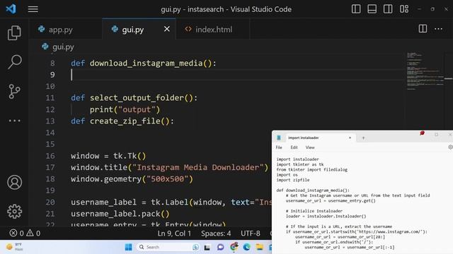 Python 3 Tkinter Instagram API Project to Download All Images & Video Posts and Export it as ZIP смотреть онлайн
