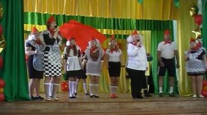 Выступление родителей на последнем звонке