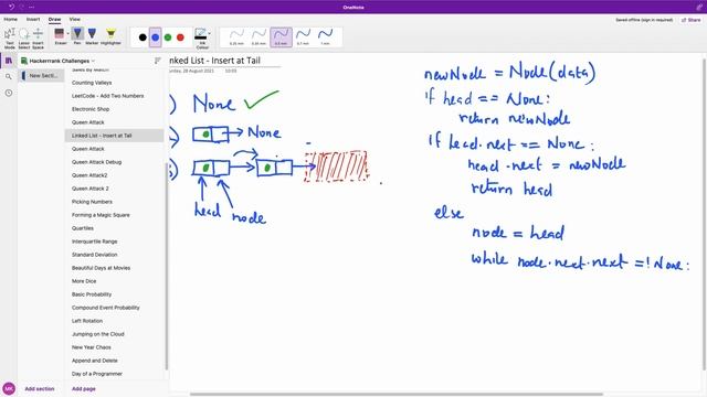 Insert Node at Tail of a Linked List Solution Coded in Python - HackeRank Challenge Solved смотреть онлайн