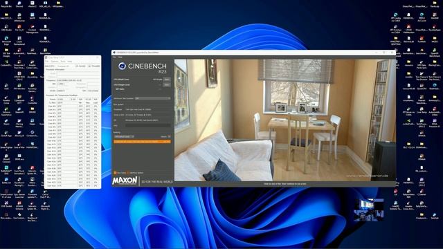 i9 13900K 5.8GHz ON A 360 AIO SCORE CINEBENCH R20 R22 AND CPU-Z смотреть онлайн
