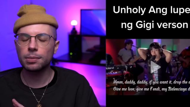 YOU ARE NOT READY FOR THIS! Gigi De Lana - Unholy (Sam Smith cover) | HONEST REACTION смотреть онлайн