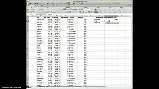 Regression in Excel for Mac смотреть онлайн