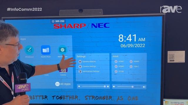 InfoComm 2022: Sharp/NEC Display Solutions Reveals the PN-L2B Series AQUOS Collaboration Board смотреть онлайн