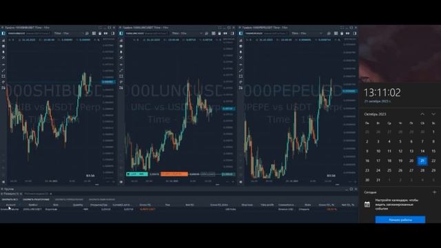 Торговый день 21.10.2023 #торговыероботы #trading #gridbot #cripto смотреть онлайн