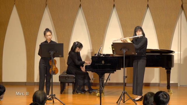 05 Henri Rabaud: Andante et Scherzo for flute, violin and piano 聖誕狂想曲 南藝大七年一貫一年級 班級音樂會 (4K) смотреть онлайн