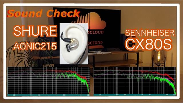 SHURE AONIC215 vs SENNHEISER CX80S [ IEMs Sound Comparison イヤホン音比較] смотреть онлайн