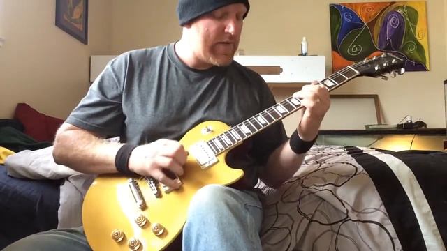 Bluesy Rock Doodle (Epiphone Goldtop) EMG 57/66 pickups смотреть онлайн