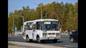 ЛЕГЕНДАРНЫЙ ЗВУК АВТОБУСА ПАЗ. Маршрутка Т-24  ПАЗ-32054 #автобус  #паз