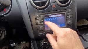Nissan Qashqai Разблокировка магнитолы Ниссан Кашкай radio unlocking Nissan Qashqai
