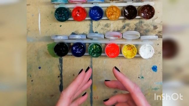 О гуаши.Какой рисую я, чем отличается простая гуашь от профессиональной. #МарияУсович#mariusovich20 смотреть онлайн