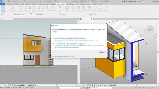 Autodesk Revit 2023 - Interoperacyjność z Formit Pro (Interoperability with Formit Pro) смотреть онлайн