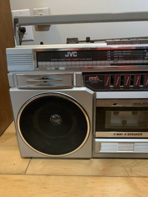 JVC Boombox RC-680 Vintage Ghetto Blaster Cassette.