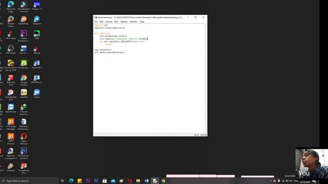 Akses kamera pada python смотреть онлайн
